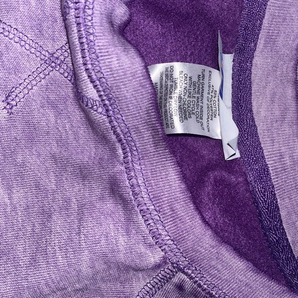 NBA Los Angeles Lakers LA Women's Large Burnout Retro Logo Fleece Sweatshirt New - Picture 4 of 10